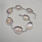 925 Sterling Silver Ametrine Bracelet Natural Faceted Gemstone Jewelry Adjustable Bracelet