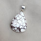 925 Sterling Silver Wild Horse Jasper Pendant Necklace: Teardrop, Boho Healing Crystal