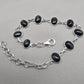 Natural Black Star 925 Sterling Silver Bracelet : Gemstone Jewelry