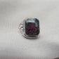 Eudialyte Ring 925 Sterling Silver Boho Statement Ring Gift for Her Crystal Healing Jewelry