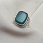 Green Onyx 925 Sterling Silver Ring May Birthstone Statement Ring Handmade Boho Jewelry