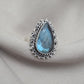 Labradorite Ring 925 Sterling Silver Natural Blue Flash Gemstone Ring Handmade Boho Jewelry