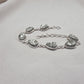 925 Sterling Silver Pyrite Druzy Bracelet Sparkling Gemstone Statement Jewelry Gift for Her