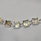 Citrine 925 Sterling Silver Bracelet Natural Gemstone Handmade Jewelry