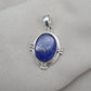 Lapis Lazuli Pendant: 925 Sterling Silver Boho Handmade Jewelry