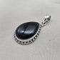 Black Onyx 925 Sterling Silver Pendant Protection Gemstone Necklace Healing Crystal Jewelry Gift