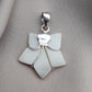 Mother of Pearl Star Pendant: 925 Sterling Silver Boho Necklace