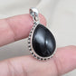 Black Onyx 925 Sterling Silver Pendant Protection Gemstone Necklace Healing Crystal Jewelry Gift