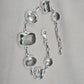 925 Sterling Silver Green Amethyst Bracelet Multi Shape Gemstone Elegant Statement Bracelet for Women