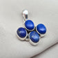 Lapis Lazuli Pendant 925 Sterling Silver Pendant, Handmade Blue Gemstone Jewelry, Gift for Her