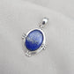 Lapis Lazuli Pendant: 925 Sterling Silver Boho Handmade Jewelry
