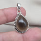 Smoky Quartz Pendant: 925 Sterling Silver November Birthstone Necklace Healing Gemstone Jewelry