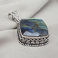 925 Sterling Silver Natural Multi Labradorite Pendant Cushion Shape Flashy Labradorite Handmade Gemstone Jewelry