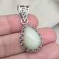Natural Opal Silver Pendant 925 Sterling Silver Jewelry Pear Shape Cabochon Handmade Gemstone