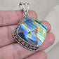 925 Sterling Silver Natural Multi Labradorite Pendant Cushion Shape Flashy Labradorite Handmade Gemstone Jewelry