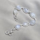 Rainbow Moonstone 925 Sterling Silver Bracelet Natural Handmade