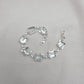 925 Sterling Silver Green Amethyst Bracelet Elegant Minimal Jewelry Gift for Her