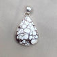 925 Sterling Silver Wild Horse Jasper Pendant Necklace: Teardrop, Boho Healing Crystal