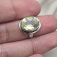 Lemon Quartz Ring : 925 Sterling Silver Oval Cut Gemstone Ring Vintage Statement Jewelry