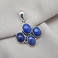 Lapis Lazuli Pendant 925 Sterling Silver Pendant, Handmade Blue Gemstone Jewelry, Gift for Her