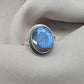 Labradorite Ring 925 Sterling Silver Blue Flash Gemstone Boho Statement Jewelry Gift For Her