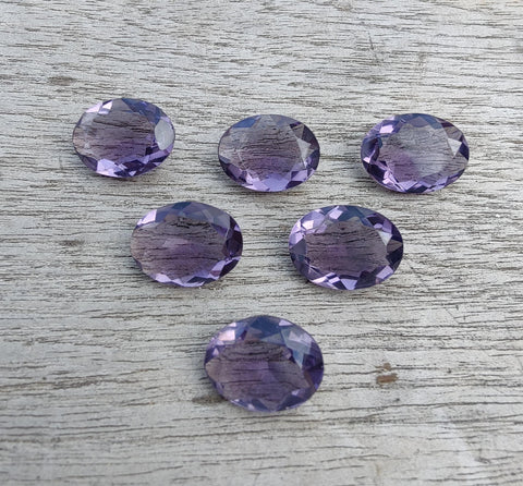 AAA+ Quality Natural Amethyst Oval Shape Faceted Cut Calibrated Wholesale Gemstones, Custom Sizes Available