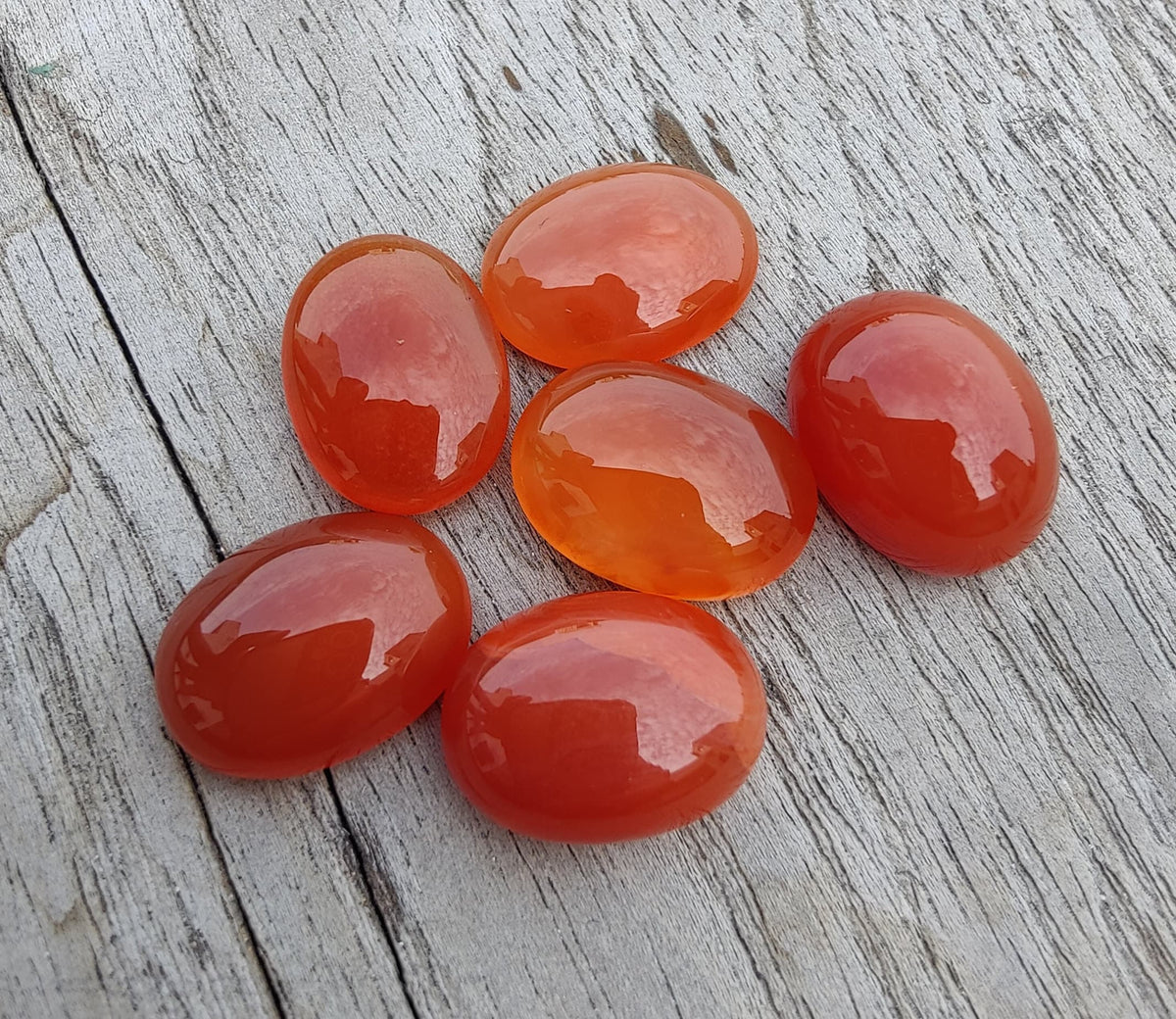 AAA+ Quality Natural Carnelian Oval Shape Cabochon Calibrated Wholesale Gemstones, All Sizes Available