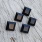 Natural Black Onyx Square Shape Faceted Cut Calibrated AAA+ Quality Wholesale Gemstones, All Sizes Available