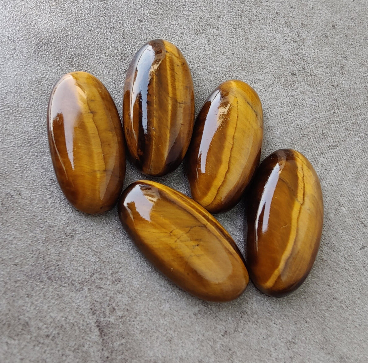 AAA+ Quality Natural Tiger Eye Big Oval Shape Cabochon Flat Back Calibrated Wholesale Gemstones, All Sizes Available