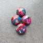 AAA+ QUALITY NATURAL PINK SPINY OYSTER ROUND SHAPE CABOCHON FLAT BACK CALIBRATED GEMSTONES, ALL SIZES AVAILABLE