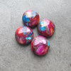 AAA+ QUALITY NATURAL PINK SPINY OYSTER ROUND SHAPE CABOCHON FLAT BACK CALIBRATED GEMSTONES, ALL SIZES AVAILABLE