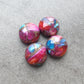 AAA+ QUALITY NATURAL PINK SPINY OYSTER ROUND SHAPE CABOCHON FLAT BACK CALIBRATED GEMSTONES, ALL SIZES AVAILABLE