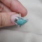 925 SOLID STERLING SILVER NATURAL AMAZONITE GEMSTONE HANDMADE RING, ALL SIZES AVAILABLE