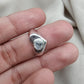 925 SOLID STERLING SILVER NATURAL RAINBOW MOONSTONE GEMSTONE HANDMADE RING HEART DESIGN , ALL SIZES AVAILABLE