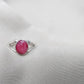 925 SOLID STERLING SILVER NATURAL RUBY GEMSTONE HANDMADE RING, ALL SIZES AVAILABLE