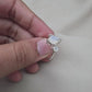 925 SOLID STERLING SILVER NATURAL MOONSTONE GEMSTONE HANDMADE RING, ALL SIZES AVAILABLE
