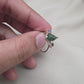 925 SOLID STERLING SILVER NATURAL MOSS AGATE GEMSTONE HANDMADE RING, MYSTIC TOPAZ BRIDAL RING ALL SIZES AVAILABLE