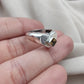 925 SOLID STERLING SILVER NATURAL CITRINE GEMSTONE HANDMADE RING HEART DESIGN , ALL SIZES AVAILABLE