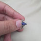 925 SOLID STERLING SILVER NATURAL LAPIS LAZULI GEMSTONE HANDMADE RING, LEAF DEGISN BRIDAL RING ALL SIZES AVAILABLE