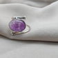 925 SOLID STERLING SILVER NATURAL AMETHYST HANDMADE RING, ALL SIZES AVAILABLE