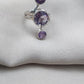 925 SOLID STERLING SILVER NATURAL AMETHSYT HANDMADE RING, ALL SIZES AVAILABLE