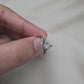 925 SOLID STERLING SILVER NATURAL GREEN AMETHYST GEMSTONE HANDMADE RING, BRIDAL RING ALL SIZES AVAILABLE