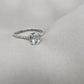 925 SOLID STERLING SILVER NATURAL CRYSTAL QUARTZ GEMSTONE HANDMADE RING, ALL SIZES AVAILABLE