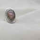 925 SOLID STERLING SILVER NATURAL PURPLE LABRADORITE GEMSTONE HANDMADE RING, ALL SIZES AVAILABLE