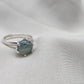 925 SOLID STERLING SILVER NATURAL MOSS AGATE GEMSTONE HANDMADE RING, ALL SIZES AVAILABLE