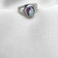 925 SOLID STERLING SILVER NATURAL MYSTIC QUARTZ HANDMADE RING, ALL SIZES AVAILABLE