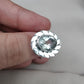 925 SOLID STERLING SILVER NATURAL GREEN AMETHYST GEMSTONE HANDMADE RING, ALL SIZES AVAILABLE