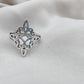 925 SOLID STERLING SILVER FILIGREE RING GOTHIC MEDIEVAL, ALL SIZES AVAILABLE