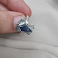 925 SOLID STERLING SILVER NATURAL LAPIS LAZULI GEMSTONE HANDMADE RING, ALL SIZES AVAILABLE