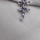 925 SOLID STERLING SILVER NATURAL AMETHYST GEMSTONE BUTTERFLY DESIGN HANDMADE PENDANT
